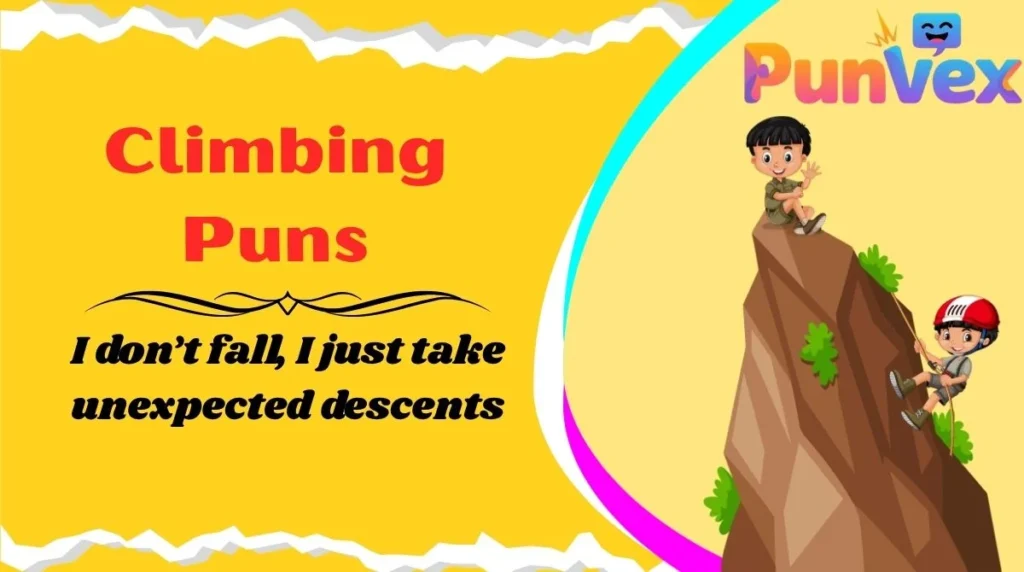 Climbing Puns